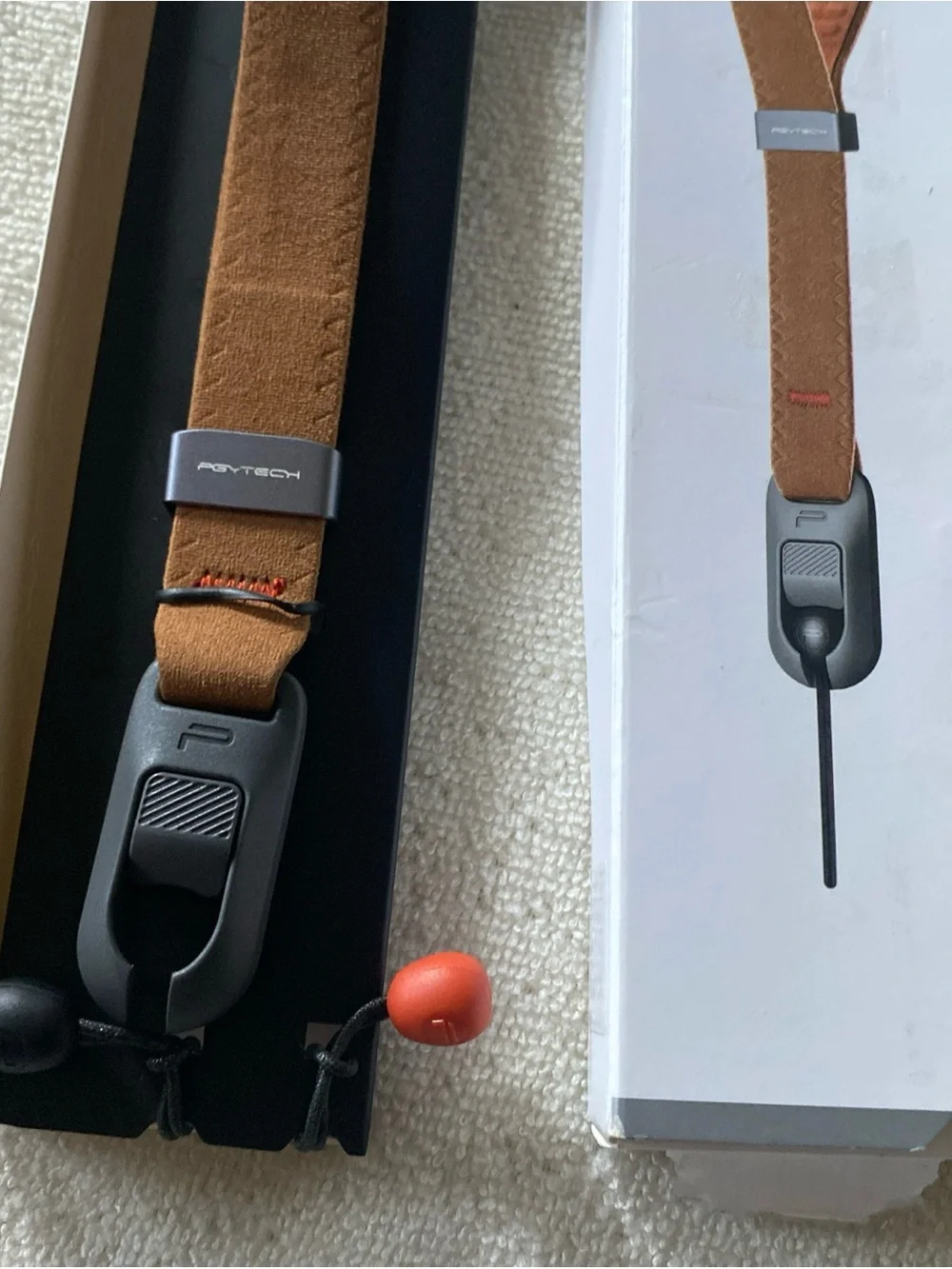 Earth Brown Camera Wrist Strap for Men